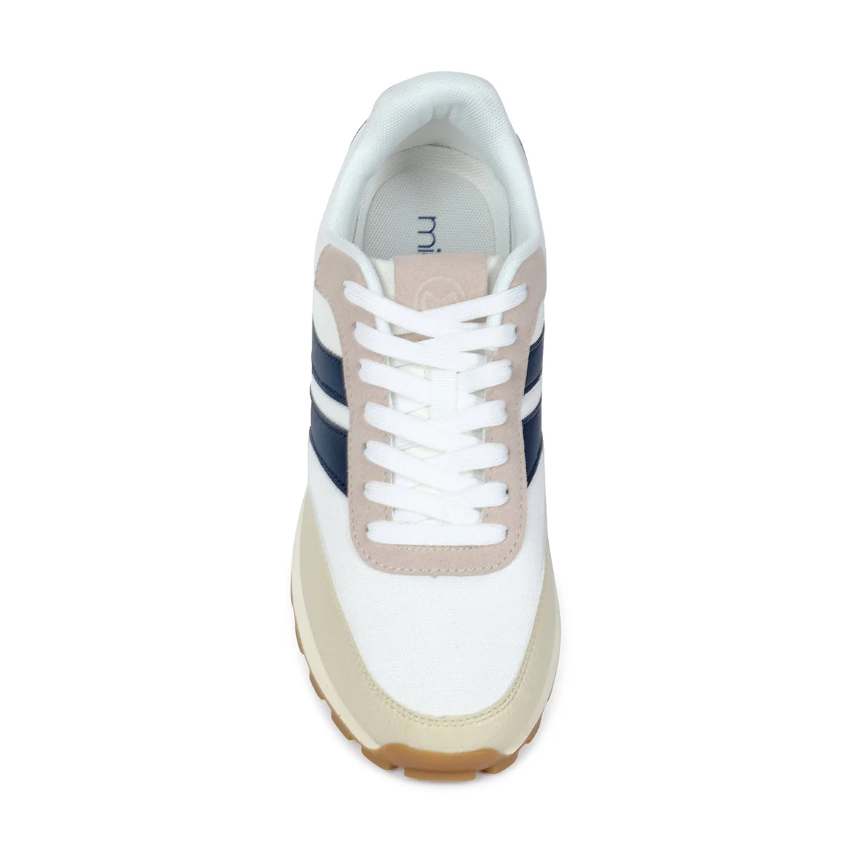 JAXEY MENS LACEUP SNEAKERS-BEIGE - Image 4