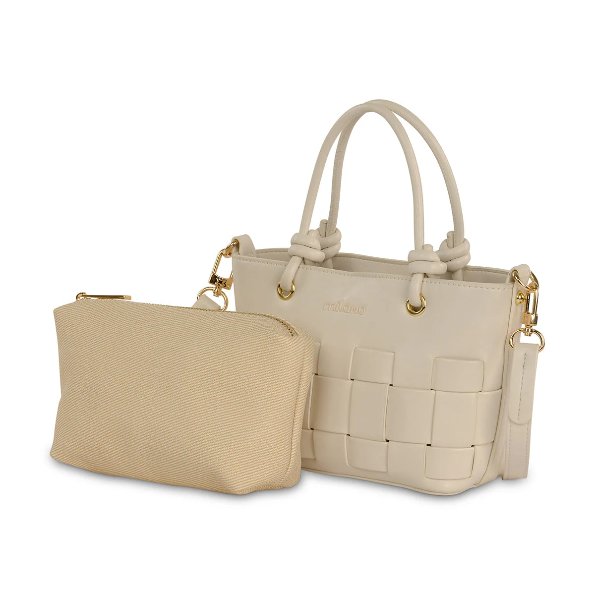 ORNELA MINI TOTE- Ivory - Image 3