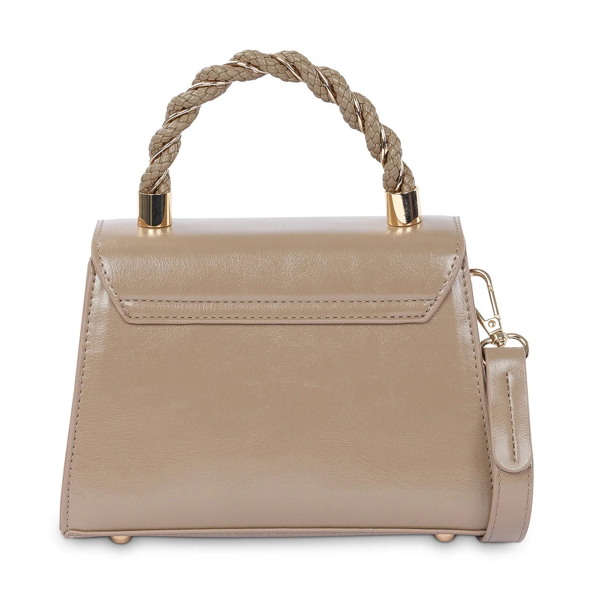 PAIGE MINI TOTE- Nude - Image 3