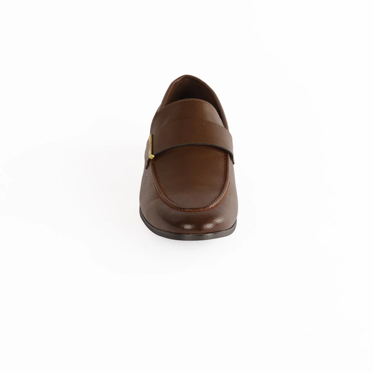 RICKY MENS FORMAL SLIPON SHOES-BROWN - Image 4