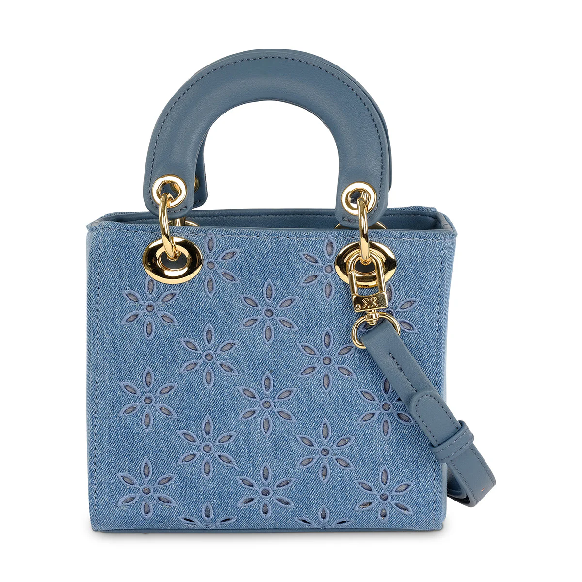 UNELLA MINI TOTE- Blue - Image 3