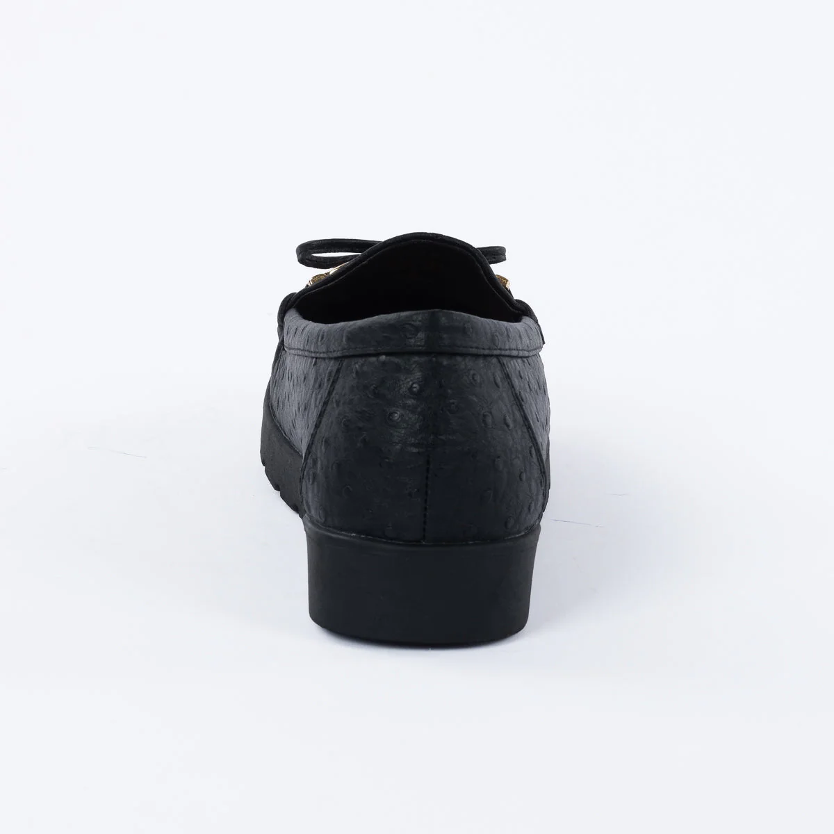 VADEHI-OSTRICH-MOCCASINS-BLACK - Image 3